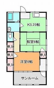 ハイム峰の間取り画像