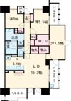 ソシオ新白島の間取り画像