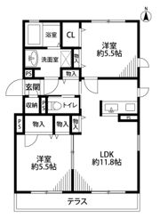 カサベルデYASHIROの間取り画像