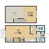 (仮称)土樋1丁目新築アパートの間取り画像