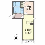 ヴェル ボンヌ ウェスト 壱番館の間取り画像