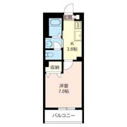 コンフォート住吉Aの間取り画像