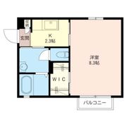 グランビューの間取り画像