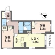 デルフィ陸番館の間取り画像