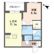 デルフィ陸番館の間取り画像