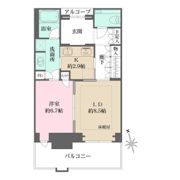 グラングリーン大阪THE NORTH RESIDENCEの間取り画像
