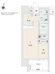 グランフォーレプライム西新の間取り画像
