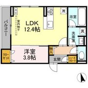 レーヴ・クレール東中央の間取り画像