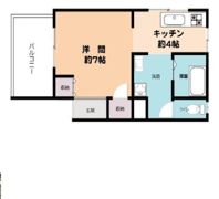イズミマンションの間取り画像