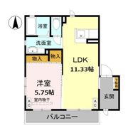 ヴィラブリッツ Bの間取り画像