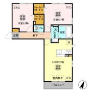 パストラルコート Cの間取り画像