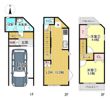 伏見区深草加賀屋敷町長屋の間取り画像