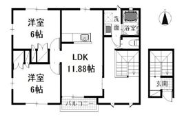 アメニティカノンBの間取り画像