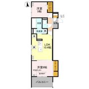 (仮称)D-ROOM岩倉花園PJの間取り画像