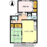 グリーンコーポ板谷 C棟の間取り画像