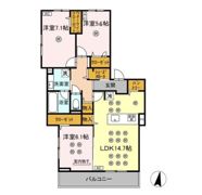 Clover Hill 平尾の間取り画像