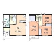 田谷町貸家の間取り画像