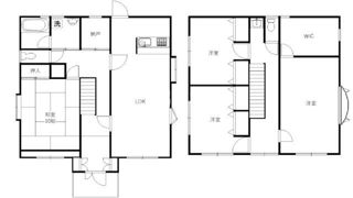 柏座戸建の間取り画像