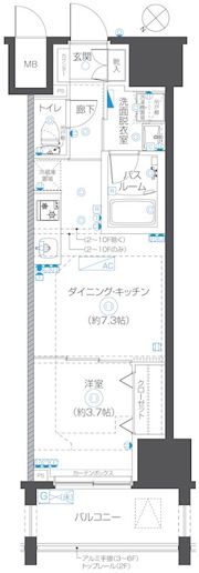 ZOOM立川曙町の間取り画像