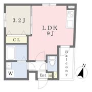 MOVE八田EASTの間取り画像