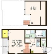 コンフォータブル プレイス 井尻の間取り画像