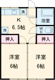 玉喜荘の間取り画像