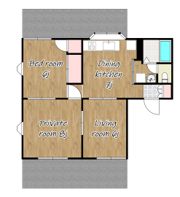 Ark Terrace 坂之上 Aの間取り画像