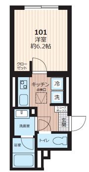 ディアコート新小岩の間取り画像