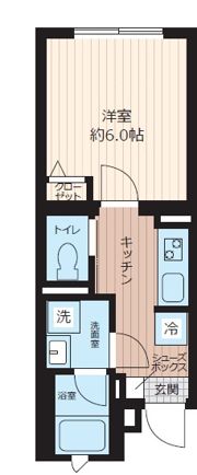 ディアコート新小岩の間取り画像
