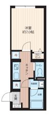 ディアコート新小岩の間取り画像