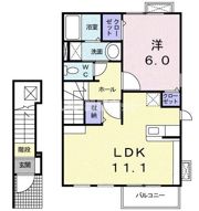 グランデヒルⅥの間取り画像