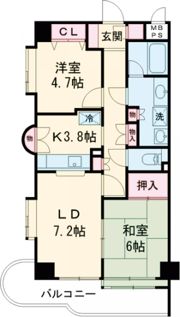 ウィンベルコーラス前橋第一の間取り画像