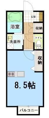 Repic古賀島の間取り画像