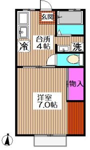 ハイツ東貝塚の間取り画像