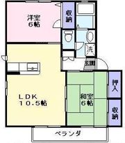 アムールBの間取り画像