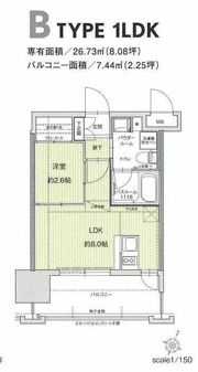 ドゥーエ赤坂の間取り画像