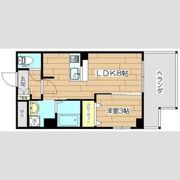 エヌズコートウエストの間取り画像