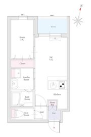 リアンレガーロ雑餉隈駅Ⅱの間取り画像