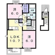 リベルテ東赤坂の間取り画像