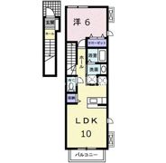 ミストラルBの間取り画像