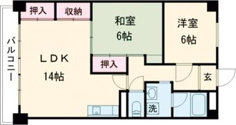 サンコート桟橋南の間取り画像