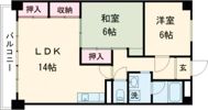 サンコート桟橋南の間取り画像
