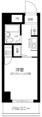 スカイコート川崎第2の間取り画像