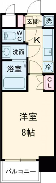 シエルブルー栄の間取り画像