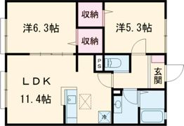 プラウディア富雄の間取り画像