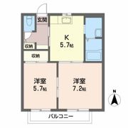 フレグランス広瀬の間取り画像