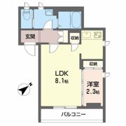 クレール Gの間取り画像