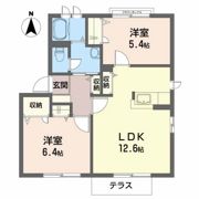 ディアス盛南 Aの間取り画像