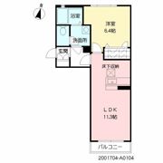 アクアパーク則松の間取り画像