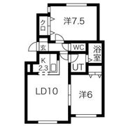 サンピラー菊水の間取り画像